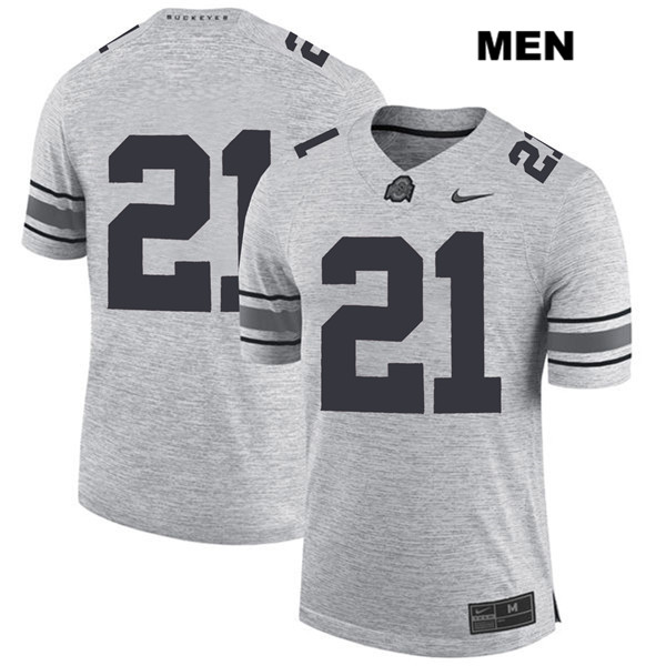 Ohio State Buckeyes Men's Marcus Williamson #21 Gray Authentic Nike No Name College NCAA Stitched Football Jersey EQ19K38XG